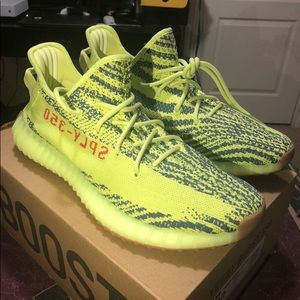 Authentic Adidas Yeezy boost 350 Semi FrozenYellow